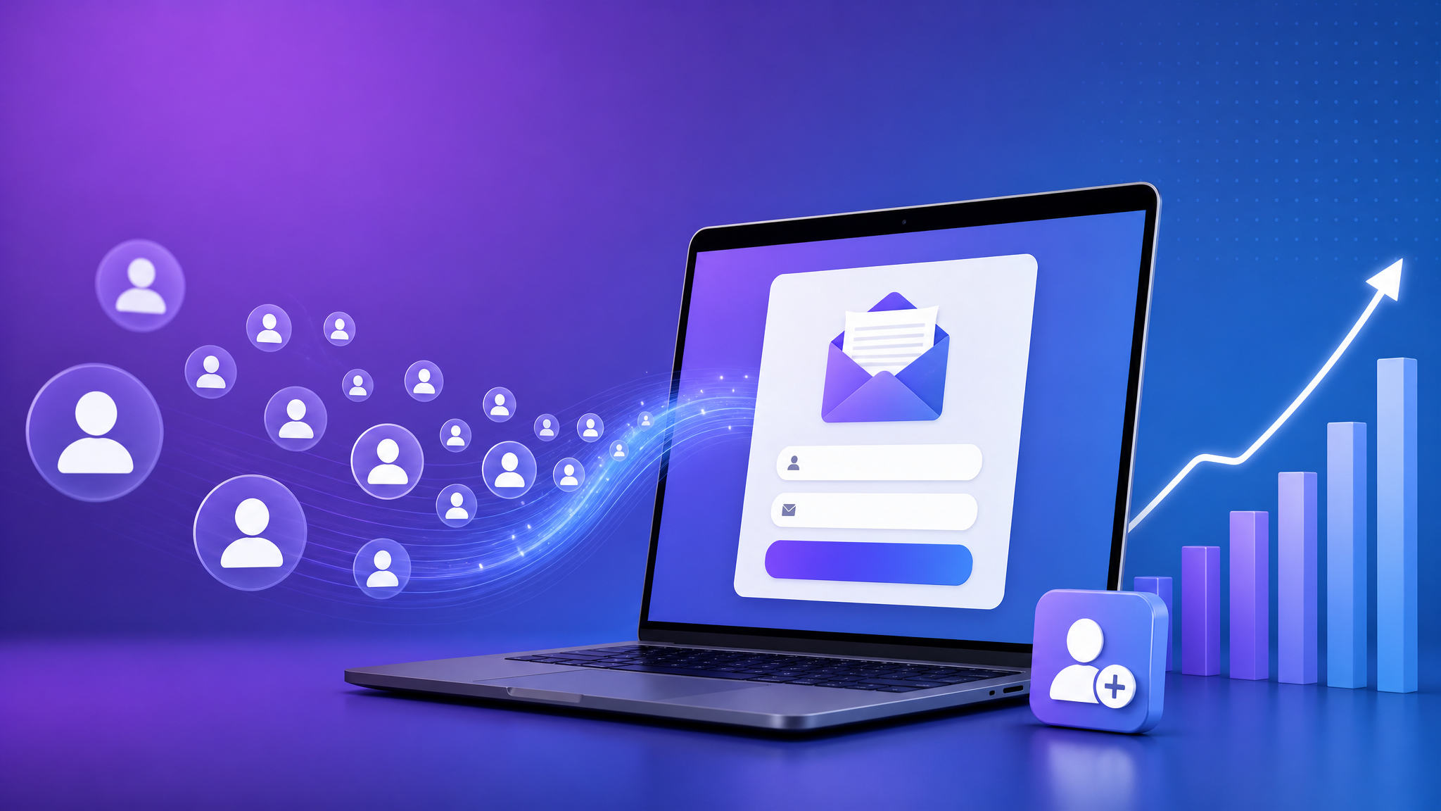 how to build an email list from scratch illustration