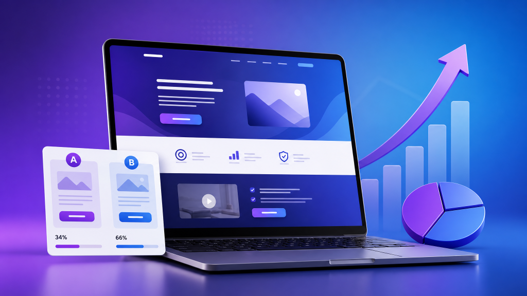 landing page optimization strategies illustration