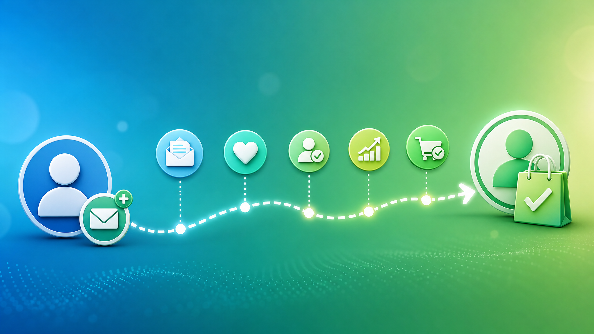 lead nurturing email campaigns illustration